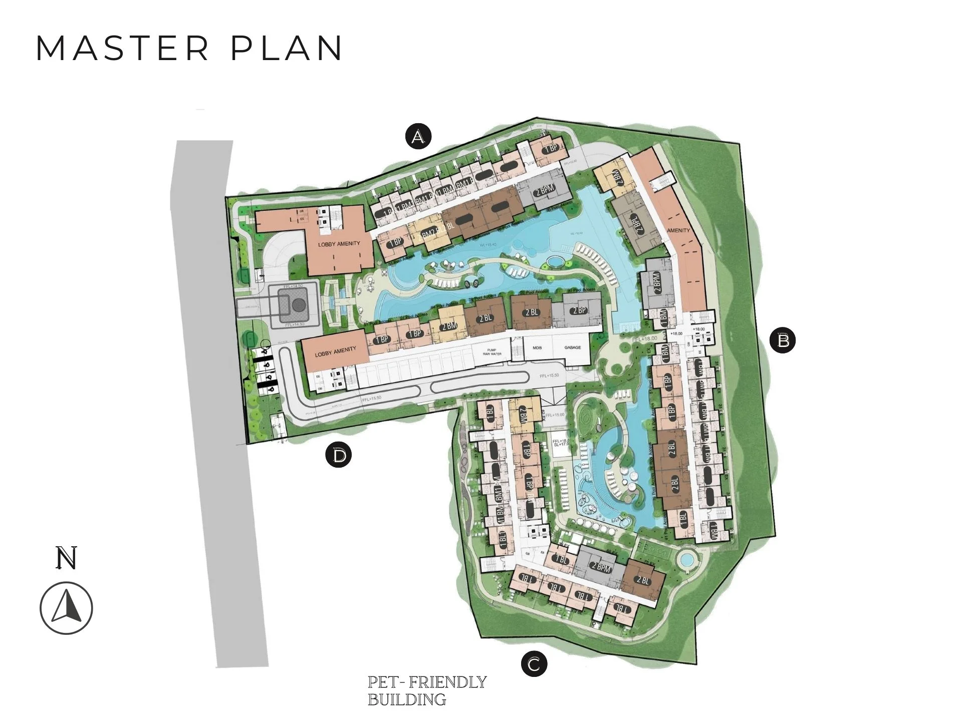 Master plan The Title Biancana Surin Phuket
