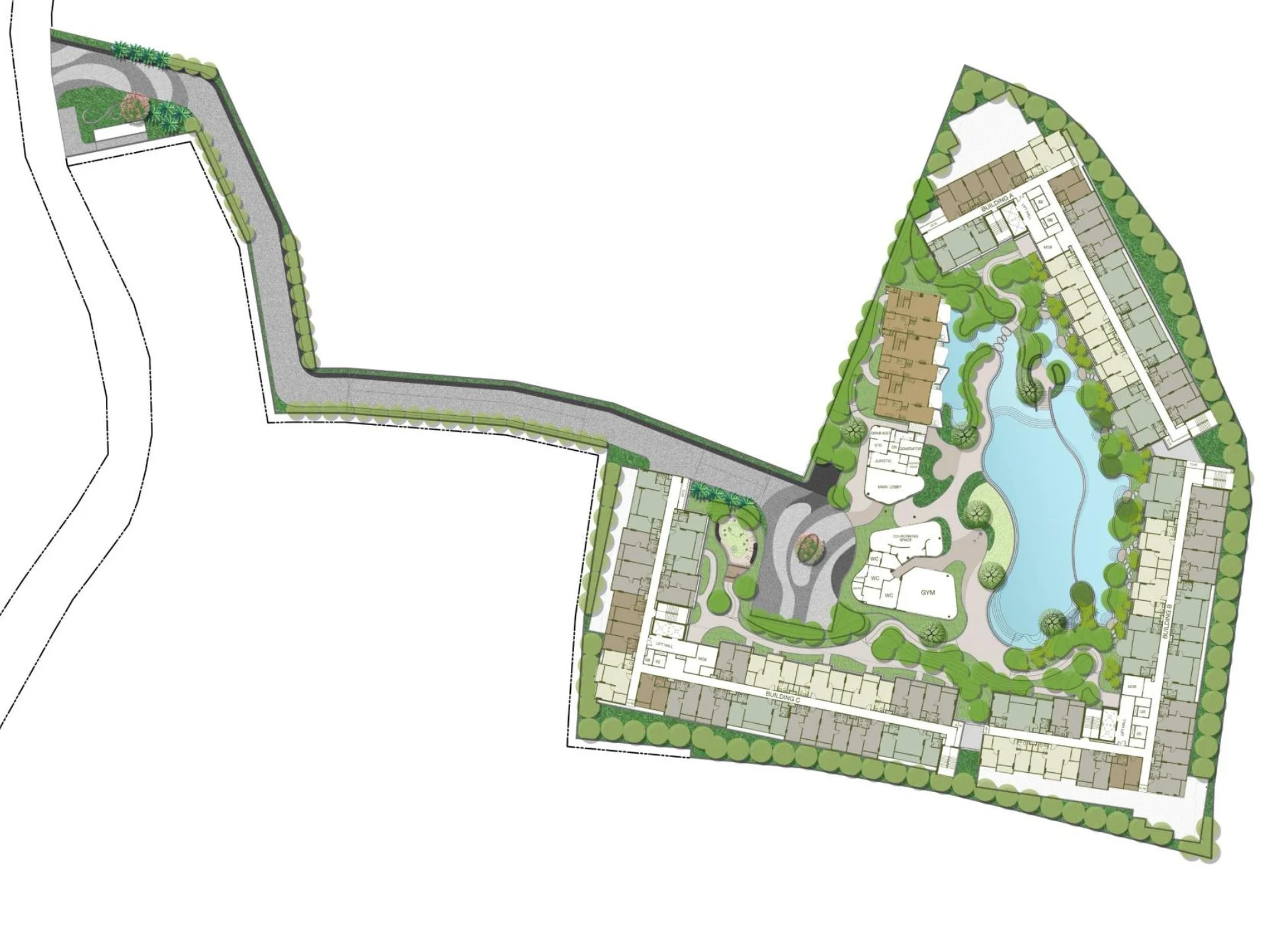 master plan Rhea Sansiri Phuket Surin