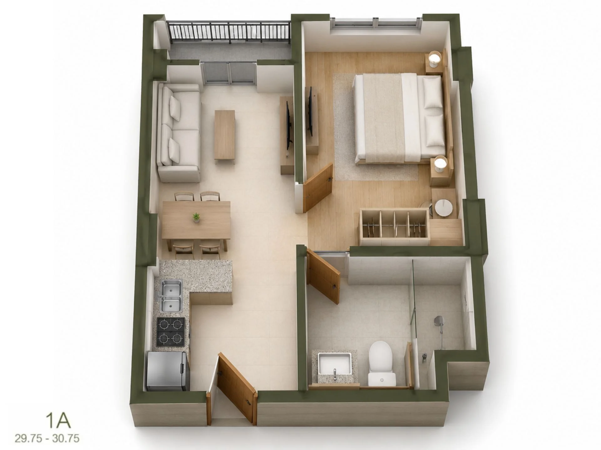 Unit Plan Rhea Sansiri Phuket