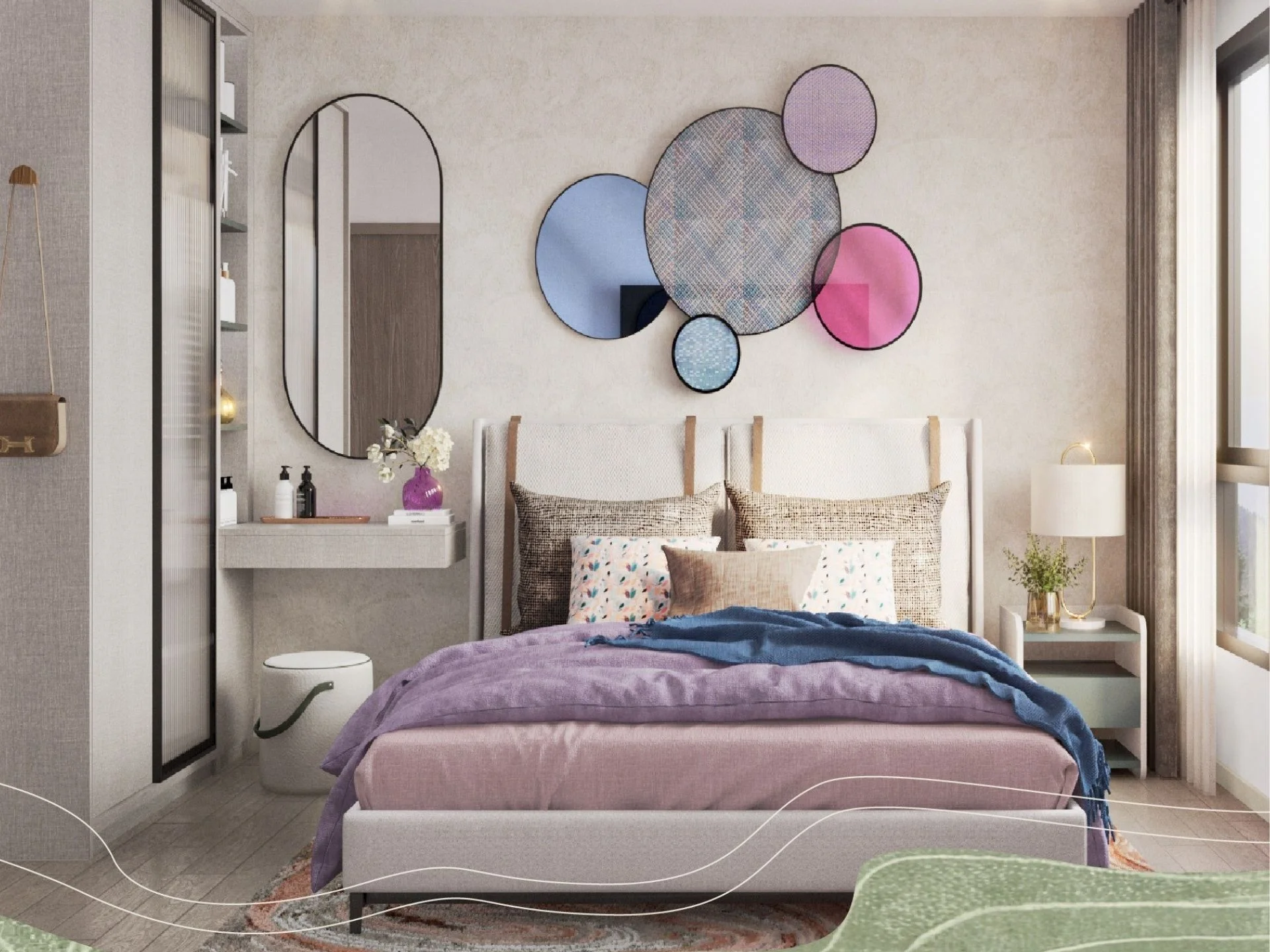 Interno camera da letto in appartamento monolocale presso The Title Sierra, Bang Tao