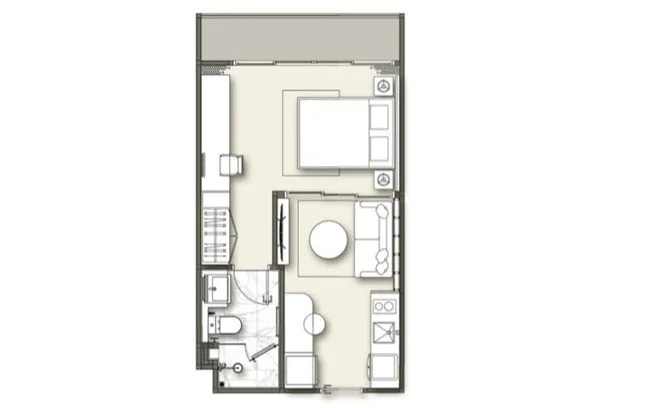 Unit Plan 2 bedroom 35sqm  